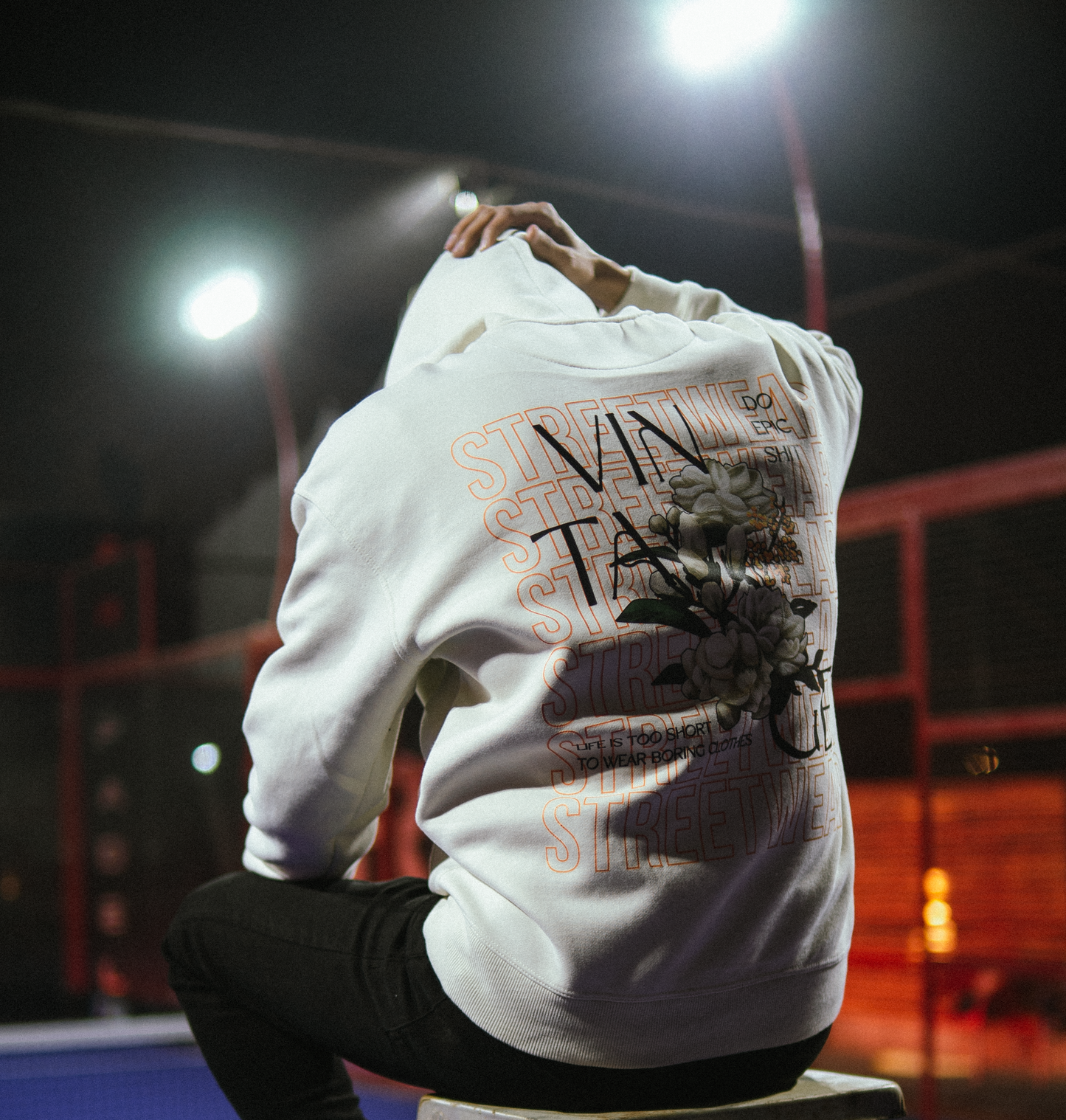 VINTAGE STREETWEAR OVERSIZED HOODIE